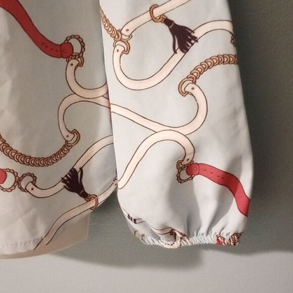 - Baby blue chain detail blouse from a collection with electric wrist - Picture 4 of 13